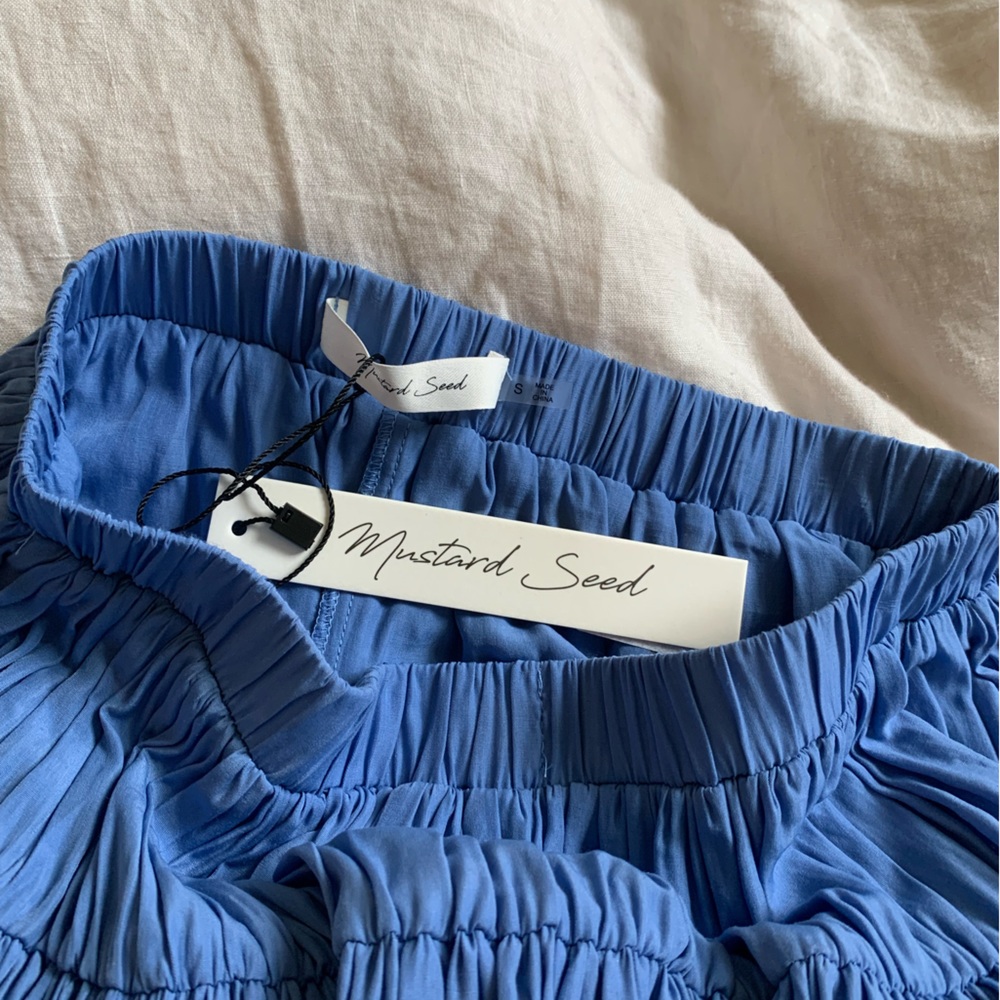 Blue Ruffle Skirt - Picture 4 of 6